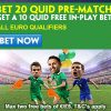 Free £10 Inplay Bet for International Games!