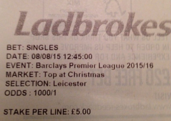 Punter Outfoxes Ladbrokes To Scoop £5,000 Christmas Windfall