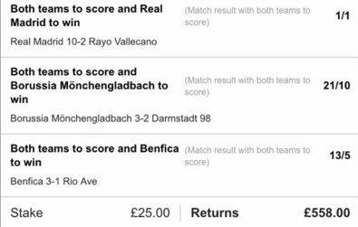 Both Teams To Score & Win Tips
