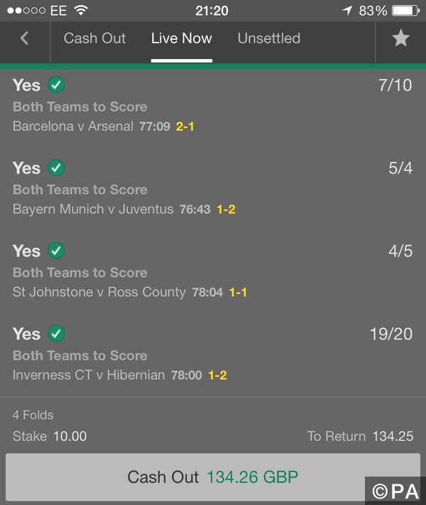 Result And Both To Score Tips