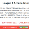 17/1 League One Accumulator Lands!