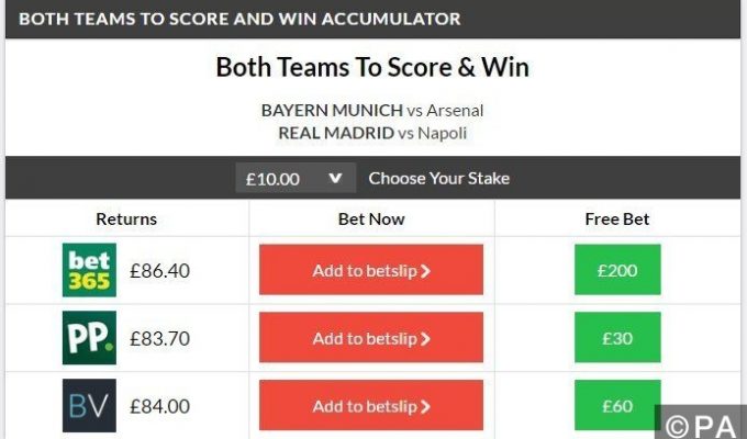 Sunday 5/1 BTTS & Win Double Lands!