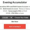 10/1 Evening Accumulator lands on Sunday!