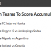 10/1 BTTS Accumulator Lands on Tuesday!