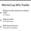 6/1 World Cup Treble Lands on Saturday!