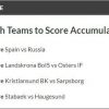 9/1 BTTS Accumulator Lands on Sunday!