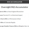 21/1 MLS Accumulator lands on Saturday night!!