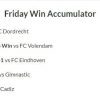 33/1 Friday Win Accumulator Lands!