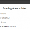 10/1 Evening Accumulator Lands on Sunday Night!