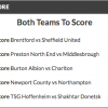 13/1 Both Teams to Score Accumulator Lands on Tuesday Night!