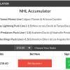 12/1 NHL Accumulator + Double Land on Sunday Night!