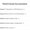 6/1 Match Goals Acca Lands!