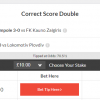 70/1 Correct Score Double Lands on Wednesday Night!