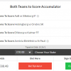 10/1 Both Teams to Score Accumulator lands on Monday Night!