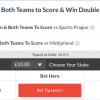 10/1 Both Teams To Score & Win Double Lands!