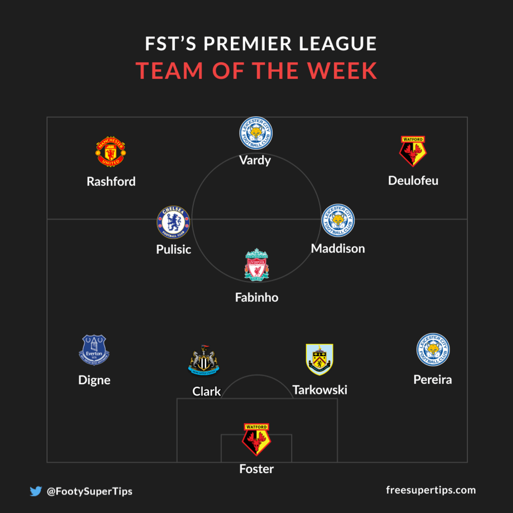 Fsts Premier League Team Of The Week Game Week 12
