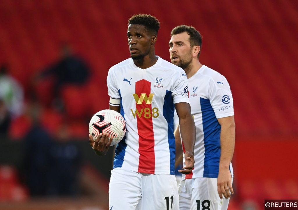 Wilfried Zaha and James McArthur Crystal Palace