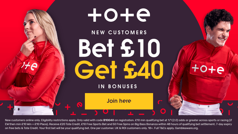 Bet £10, get £40 with tote for Sunday's Premier League action!